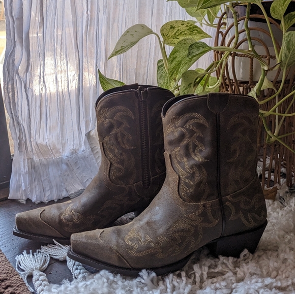 NWT Caborca women's cowboy boots booties size 6 Made in Mexico - Picture 7 of 11